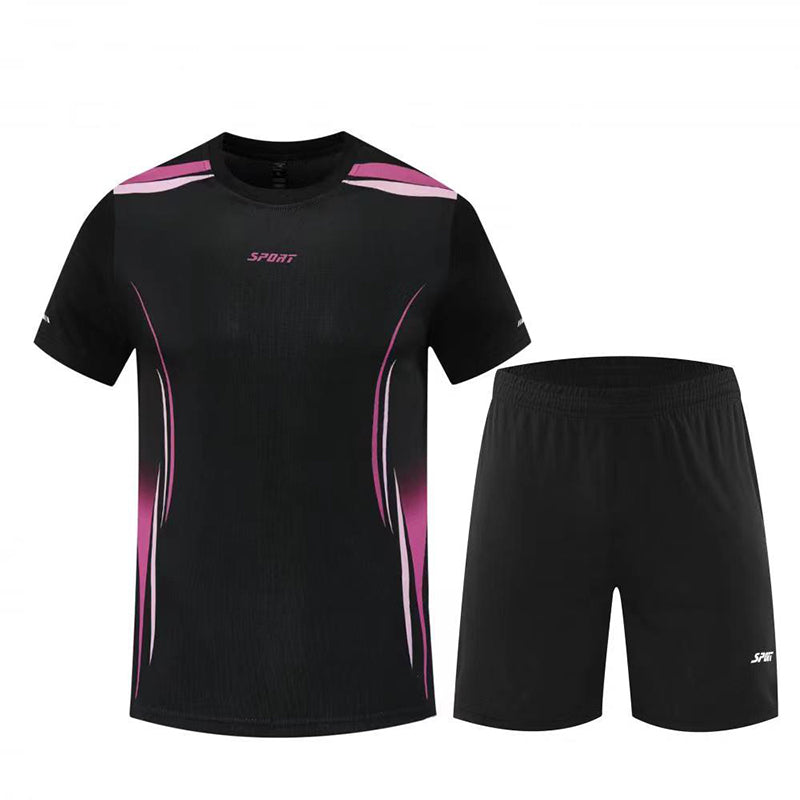 YiSiDa Summer Short Sleeve Sportswear Set for Fitness Training Running Basketball Minimum order: 1000 pieces