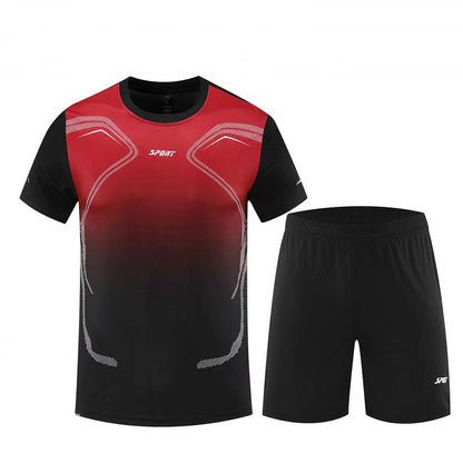 YiSiDa Summer Short Sleeve Sportswear Set for Fitness Training Running Basketball Minimum order: 1000 pieces