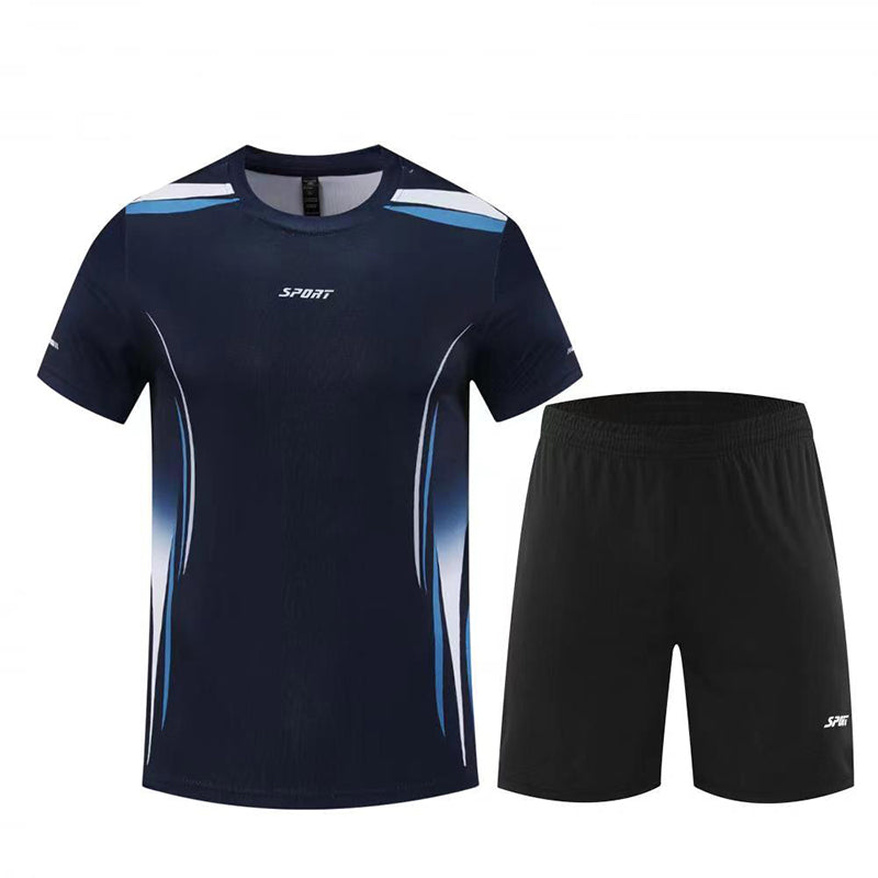YiSiDa Summer Short Sleeve Sportswear Set for Fitness Training Running Basketball Minimum order: 1000 pieces